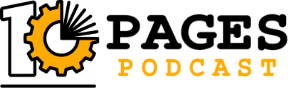 Logo for 10 Pages Podcast